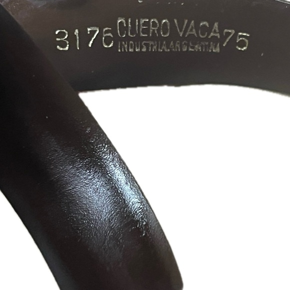 LAZARO Men’s Brown Leather Belt from Argentina Size 33.5” Long - Picture 11 of 12